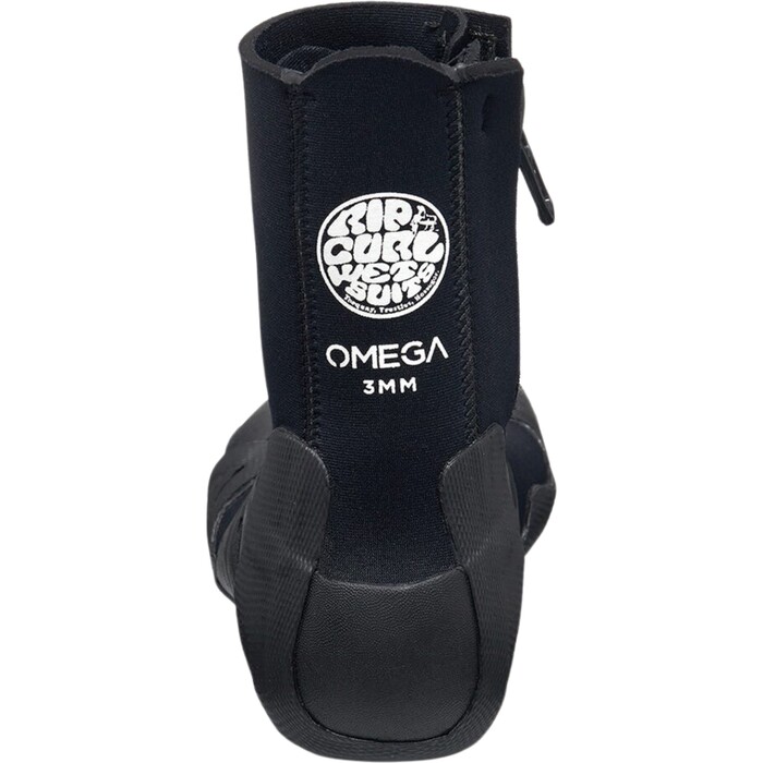 2024 Rip Curl Omega 3mm Round Toe Zip Boots 122MSA - Black